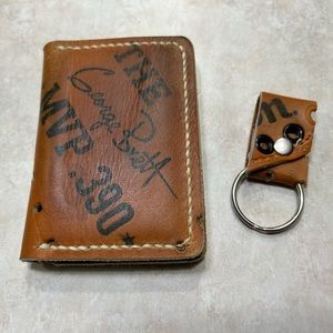 George Brett Vtg Wilson Baseball Glove Bifold  Front Pocket Wallet K.C. Royals